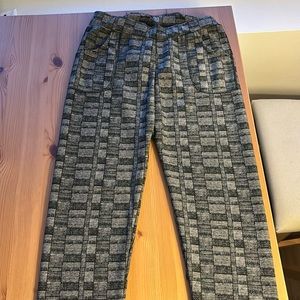 high waisted grey leggings